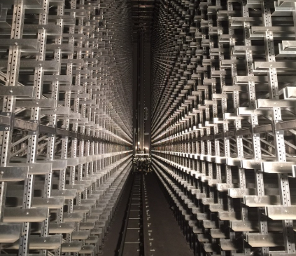 - Open face miniload rack